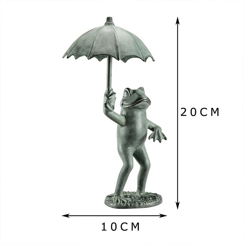 1pcs Frogs Umbrella Figurine Garden Statues Lawn Sculptures Resin Decoration Ornament Creative Desktop Statue Home Decor Gift
1pcs Frogs Umbrella Figurine Garden Statues Lawn Sculptures Resin Decoration Ornament Creative Desktop Statue Home Decor Gift