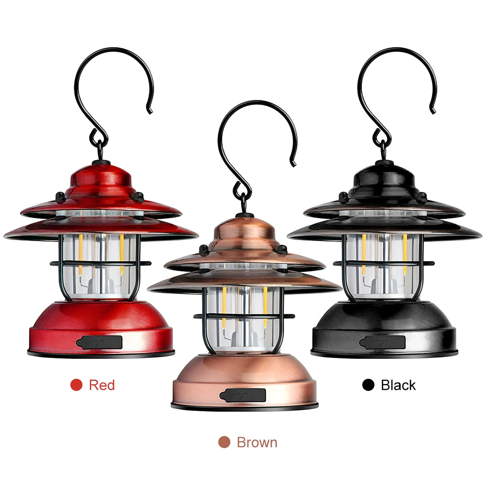 Mini Hanging Camping Lantern USB Outdoor Light Water Resistant Garden Lamp with 2 Lighting Modes for Garden Camping Lantern
Mini Hanging Camping Lantern USB Outdoor Light Water Resistant Garden Lamp with 2 Lighting Modes for Garden Camping Lantern