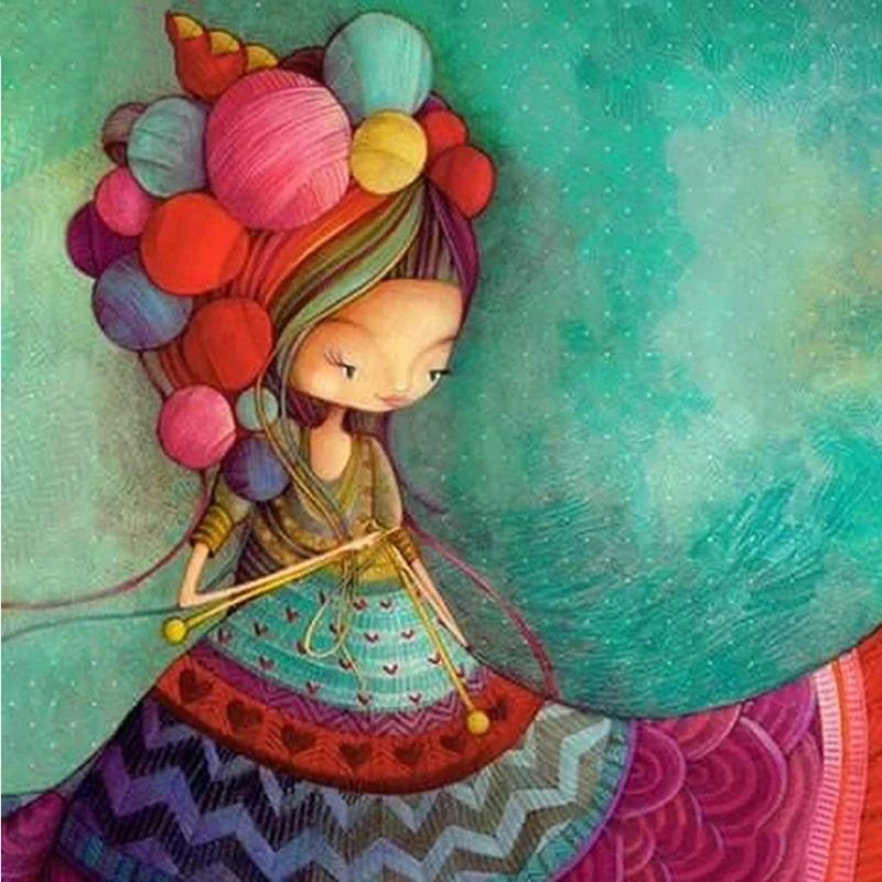 Full Square/Round Drill 5D DIY Diamond Painting "Cartoon girl" 3D Embroidery Cross Stitch 5D Home Decor
Full Square/Round Drill 5D DIY Diamond Painting "Cartoon girl" 3D Embroidery Cross Stitch 5D Home Decor