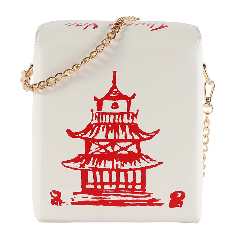 New fashion creative Chinese style Pu chain MESSENGER BAG PERSONALIZED red iron tower printing shoulder bag
New fashion creative Chinese style Pu chain MESSENGER BAG PERSONALIZED red iron tower printing shoulder bag