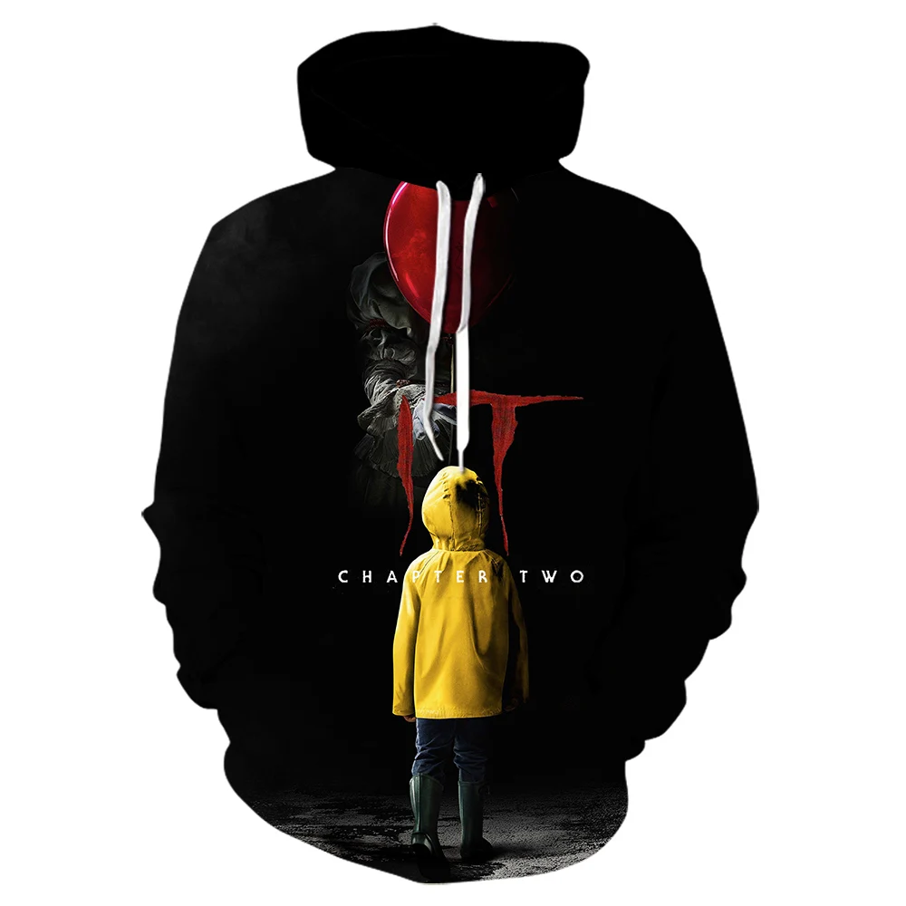 2021 New 3D printing creative casual fashion clown scary horror peripheral hooded sweatshirt for teenagers
2021 New 3D printing creative casual fashion clown scary horror peripheral hooded sweatshirt for teenagers