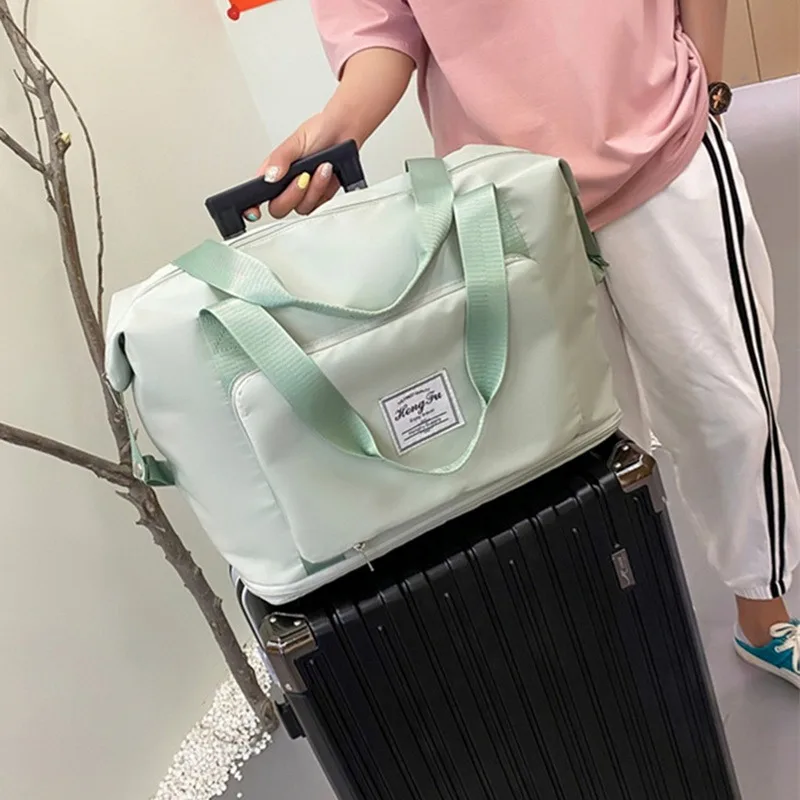 Unisex Large Capacity Folding Duffle Bag Travel Clothes Storage Bags Zipper Weekend Shoulder Bag Portable Moving Luggage Bag2021
Unisex Large Capacity Folding Duffle Bag Travel Clothes Storage Bags Zipper Weekend Shoulder Bag Portable Moving Luggage Bag2021