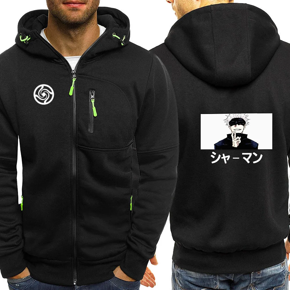 Gojo Satoru Cartoon Hip Hop Hoodie Zipper Men Fleece Casual Streetwear Fashion Harajuku Hooded Mens 2021 Spring Anime Sweatshirt
Gojo Satoru Cartoon Hip Hop Hoodie Zipper Men Fleece Casual Streetwear Fashion Harajuku Hooded Mens 2021 Spring Anime Sweatshirt