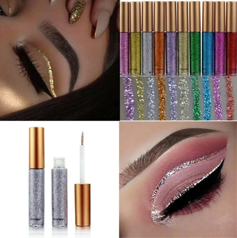 Hot selling colorful eyeliner liquid waterproof long lasting Eyeshadow liquid glitter pigment powder sequin eyelash cosmetics
Hot selling colorful eyeliner liquid waterproof long lasting Eyeshadow liquid glitter pigment powder sequin eyelash cosmetics