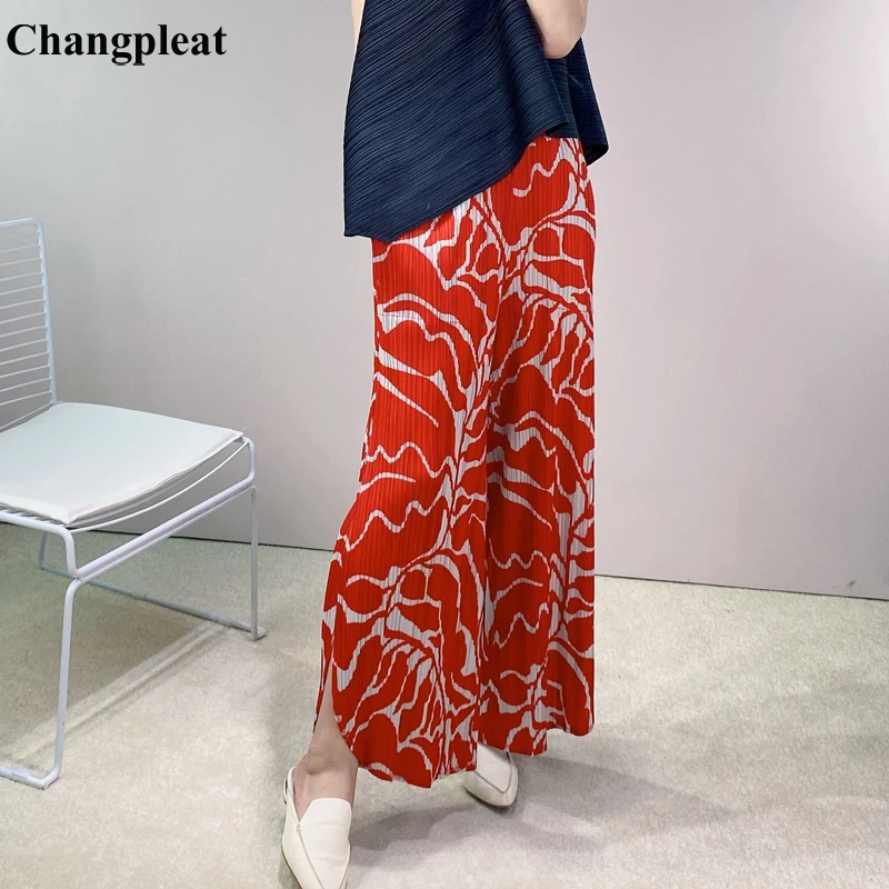 Женские плиссированные брюки cHANGPLEAT, свободные прямые брюки-карго с поясом на резинке и разрезом, новинка 2021
Женские плиссированные брюки cHANGPLEAT, свободные прямые брюки-карго с поясом на резинке и разрезом, новинка 2021