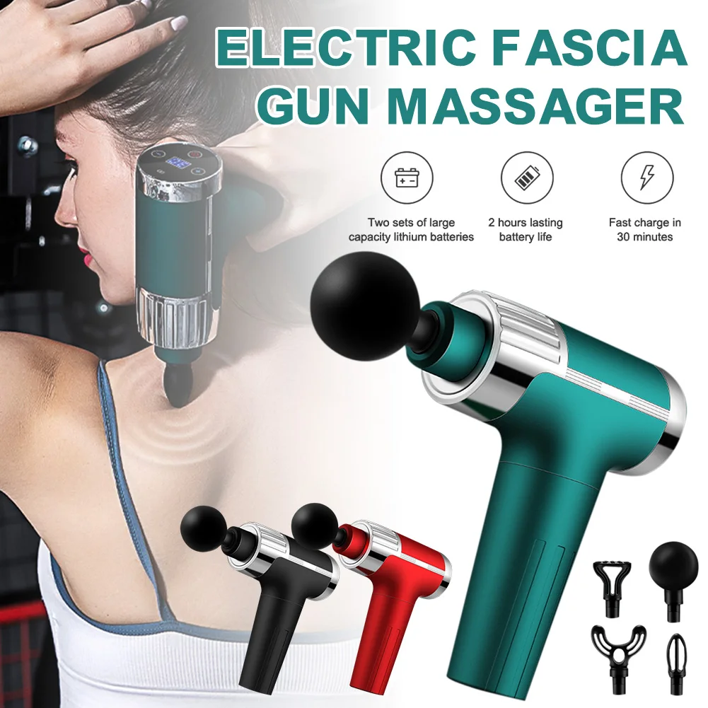 Massage Gun Portable Deep Tissue Percussion Muscle Massager 4 Massage Heads & 30 Gears Pain Relief Body Massage Gun Dropshipping
Massage Gun Portable Deep Tissue Percussion Muscle Massager 4 Massage Heads & 30 Gears Pain Relief Body Massage Gun Dropshipping