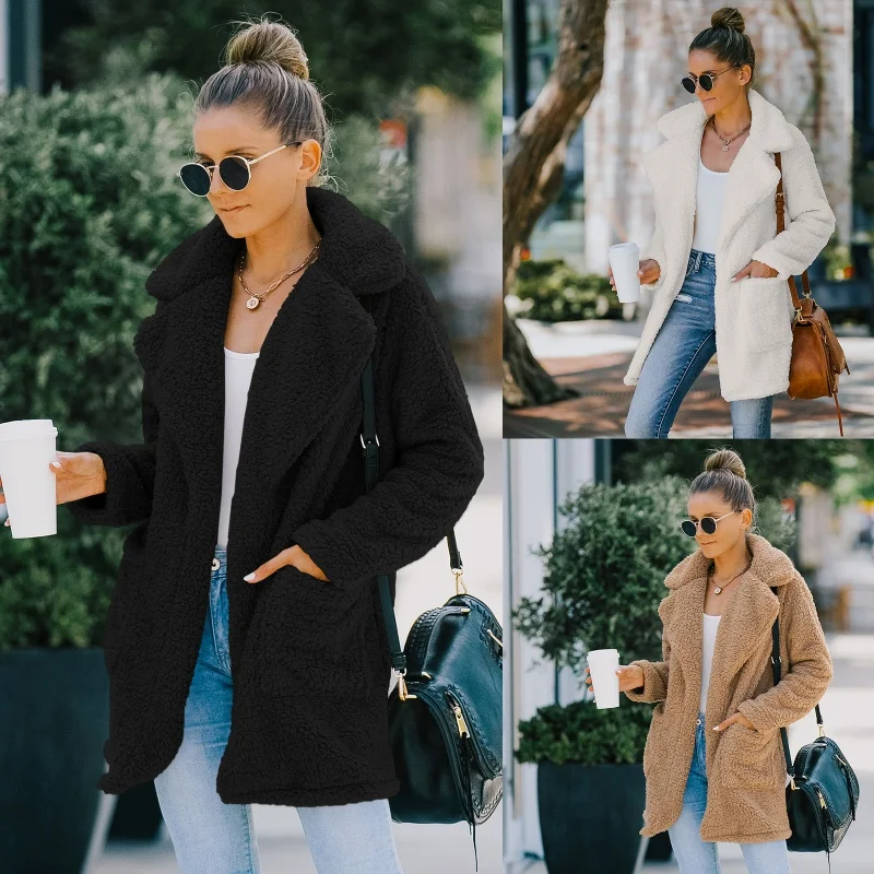 Cashmere coat women's thickened cashmere warm casual loose cashmere coat in autumn and winter 2021
Cashmere coat women's thickened cashmere warm casual loose cashmere coat in autumn and winter 2021