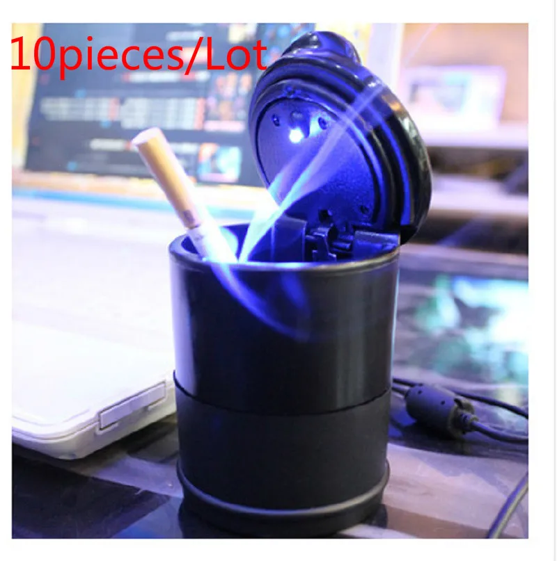 10PCS New LED Light Car Ashtray Garbage Coin Storage Cup Container Cigar Ash Tray Car Styling Universal Size Fireproof Material
10PCS New LED Light Car Ashtray Garbage Coin Storage Cup Container Cigar Ash Tray Car Styling Universal Size Fireproof Material
