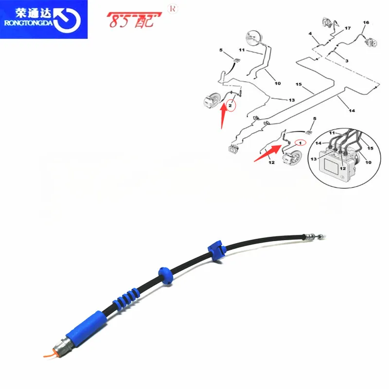Front brake hose 9678129380 9678034380 For Peugeot 301 For Citroen E-Elysee
Front brake hose 9678129380 9678034380 For Peugeot 301 For Citroen E-Elysee