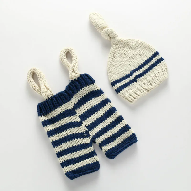 Hot Selling Beige Dark Blue Two-Piece Set Costumes Handmade Yarn Studio Costumes Striped Pants M4
Hot Selling Beige Dark Blue Two-Piece Set Costumes Handmade Yarn Studio Costumes Striped Pants M4