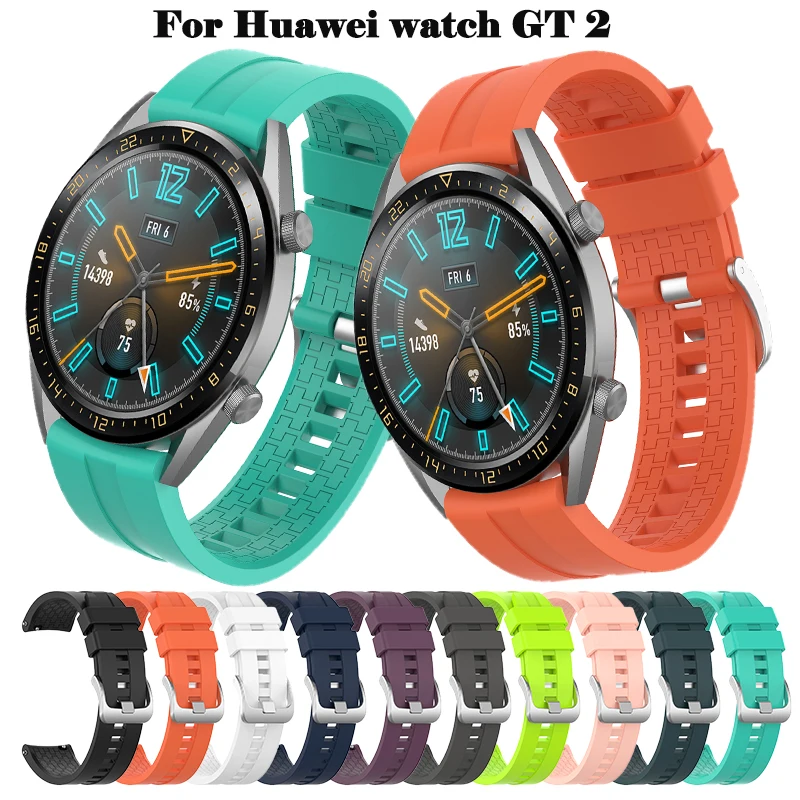 Sport Silicone 22mm Watch Band Strap For Huawei watch GT 2 46mm Smartwatch Replacement wristband For Huawei watch GT 42mm 46mm
Sport Silicone 22mm Watch Band Strap For Huawei watch GT 2 46mm Smartwatch Replacement wristband For Huawei watch GT 42mm 46mm