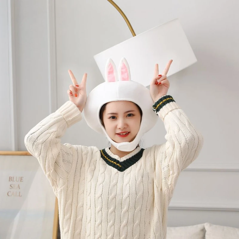 Lovely Cartoon Rabbit Bear Plush Hat Cute 3D Animal Ears Stuffed Toy Headgear Warm Earflap Cap Holiday Party Photo Props 
Lovely Cartoon Rabbit Bear Plush Hat Cute 3D Animal Ears Stuffed Toy Headgear Warm Earflap Cap Holiday Party Photo Props