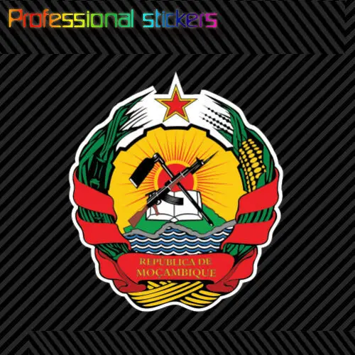 

Наклейка на герб Мозамбика, виниловая самоклеящаяся наклейка с Мозамбикским флагом, для автомобилей, велосипедов, ноутбуков, мотоциклов