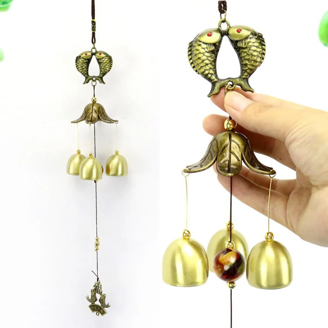 Bronze Wind Chime Lucky Bell Beads Antique Bronze Wall Windows Hanging Decoration Family Outdoor Indoor Garden Pendant
Bronze Wind Chime Lucky Bell Beads Antique Bronze Wall Windows Hanging Decoration Family Outdoor Indoor Garden Pendant