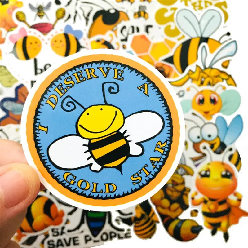 10/30/50PCS Cute Little Bee Cartoon Graffiti Suitcase Skateboard Helmet Computer Guitar Waterproof Decorative Stickers Wholesale
10/30/50PCS Cute Little Bee Cartoon Graffiti Suitcase Skateboard Helmet Computer Guitar Waterproof Decorative Stickers Wholesale