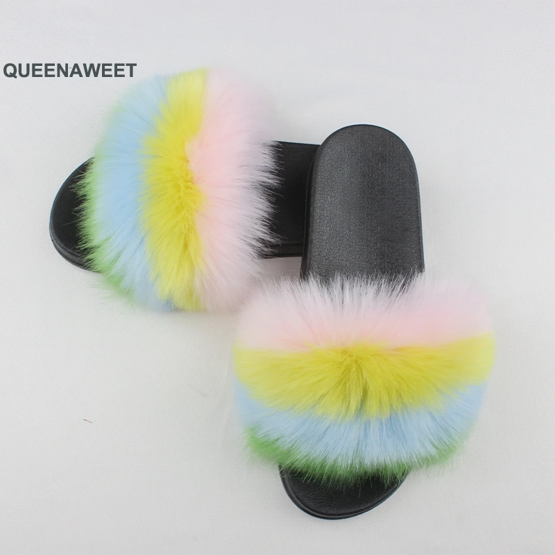 Coolsa Summer Women Fox Fur Slippers Real Fur Slides Female Indoor Flip Flops Casual Raccon Fur Sandals Furry Fluffy Plush Shoes
Coolsa Summer Women Fox Fur Slippers Real Fur Slides Female Indoor Flip Flops Casual Raccon Fur Sandals Furry Fluffy Plush Shoes