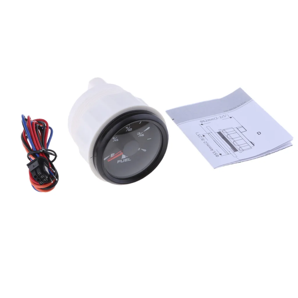 190 ohm Car Fuel Level Gauges - Digital Boat Fuel Gauge, Oil Tank Level Indicator for Motorcycle/Car /Yacht - Waterproof
190 ohm Car Fuel Level Gauges - Digital Boat Fuel Gauge, Oil Tank Level Indicator for Motorcycle/Car /Yacht - Waterproof
