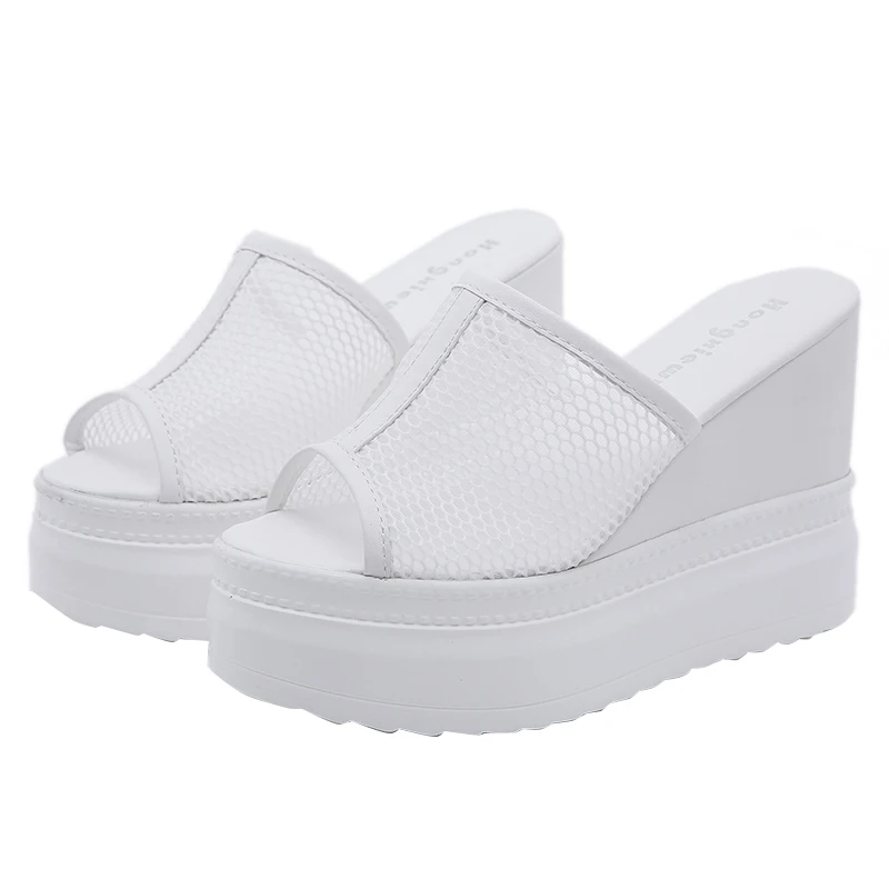 Mesh wedge high heels fish mouth sandals women's summer new style sponge cake thick-soled super high heel wear-resistant sandal
Mesh wedge high heels fish mouth sandals women's summer new style sponge cake thick-soled super high heel wear-resistant sandal