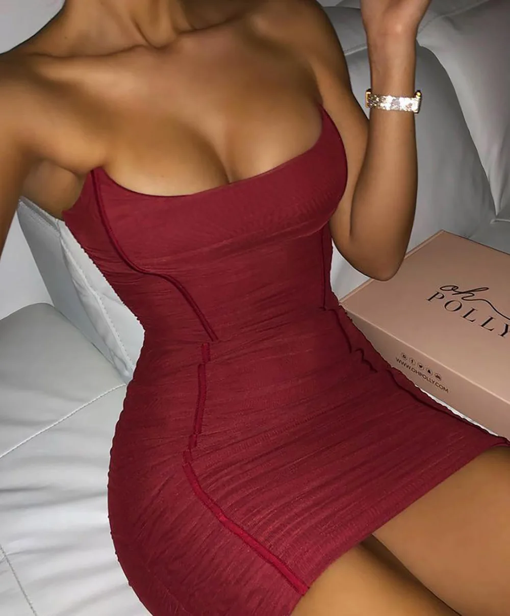 Brand New Legg Women Fashion Sexy Strapless Mesh Burgundy Bandage Dress Designer Elegant Evening Celebrity Party Dress Vestido 
Brand New Legg Women Fashion Sexy Strapless Mesh Burgundy Bandage Dress Designer Elegant Evening Celebrity Party Dress Vestido