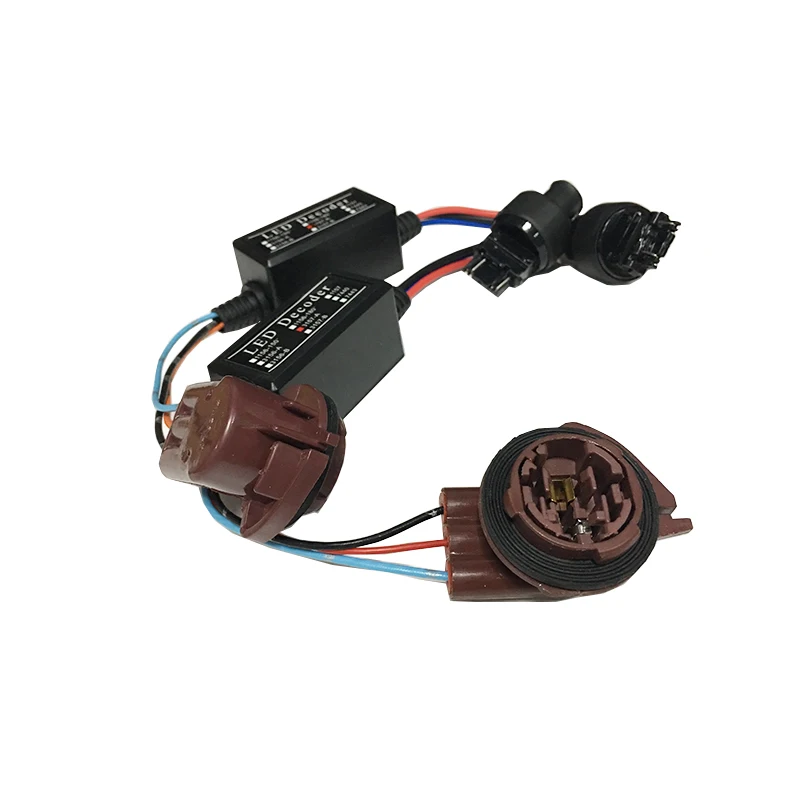Светодиодный резистор с защитой от мерцания Предупреждение ошибок разъем 3157 A автомобильные аксессуары