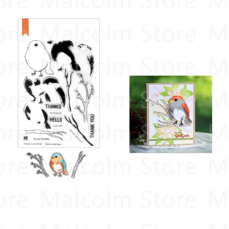 Bird Metal Cutting Dies And Stamps Set For DIY Scrapbooking Stencil Cut Die Card Crafts Handmade Album Diary Supplies 2021 New
Bird Metal Cutting Dies And Stamps Set For DIY Scrapbooking Stencil Cut Die Card Crafts Handmade Album Diary Supplies 2021 New