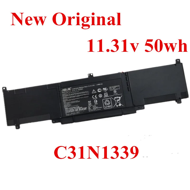 Новый оригинальный сменный литий-ионный аккумулятор для ноутбука Asus U303L UX303 UX303LN UX303L TP300L C31N1339 11,31 v 50Wh
Новый оригинальный сменный литий-ионный аккумулятор для ноутбука Asus U303L UX303 UX303LN UX303L TP300L C31N1339 11,31 v 50Wh