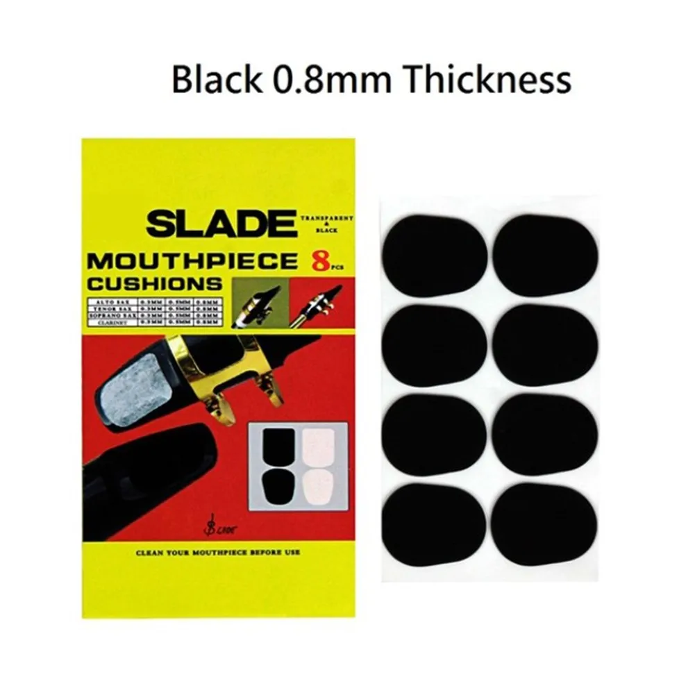 SLADE 8Pcs Alto Sax Mouthpiece Cushions Patches Pads Thickness 0.3mm 0.5mm 0.8mm Silicone Woodwind Instruments Accessories
SLADE 8Pcs Alto Sax Mouthpiece Cushions Patches Pads Thickness 0.3mm 0.5mm 0.8mm Silicone Woodwind Instruments Accessories