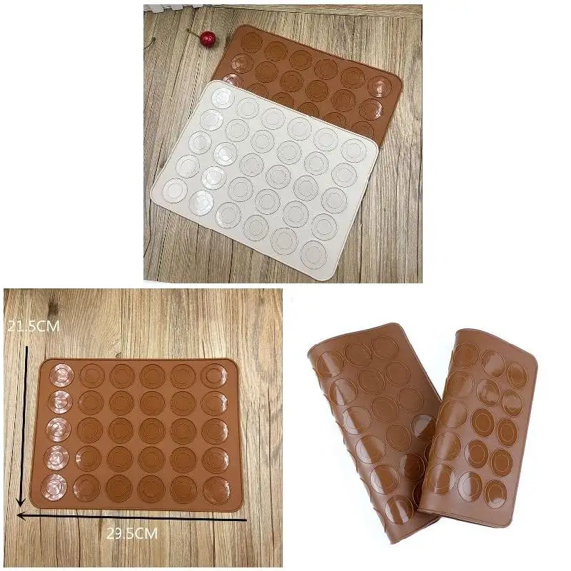Silicone Macaron Macaroon Pastry Oven Baking Mould Sheet Mat 30-cavity Diy Mold Baking Mat Kitchen Accessories Cocina Accesorio
Silicone Macaron Macaroon Pastry Oven Baking Mould Sheet Mat 30-cavity Diy Mold Baking Mat Kitchen Accessories Cocina Accesorio