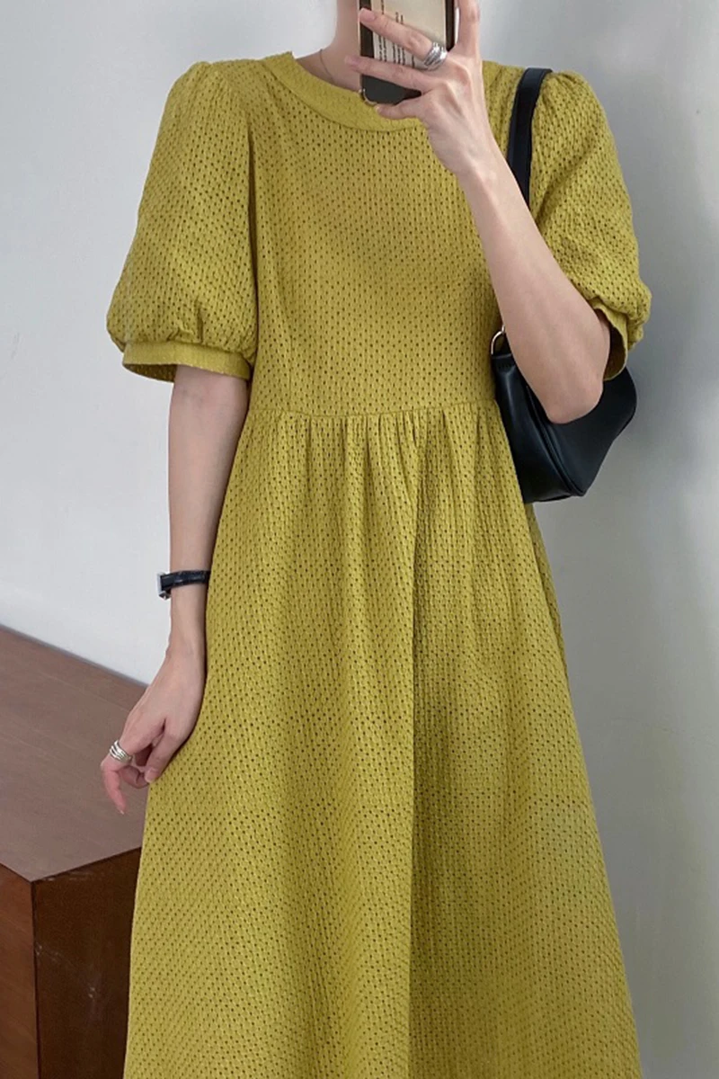 YAMDI elegant summer dresses woman short sleeve 2020 new korean party midi dress women vintage a-line backless hollow out vestid
YAMDI elegant summer dresses woman short sleeve 2020 new korean party midi dress women vintage a-line backless hollow out vestid