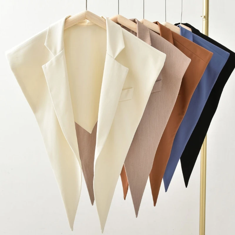 Women Autumn Triangle Scarf Shawl Lapel Solid Color Fake Collar Necklace Vest Office Lady Blouse Decorative Clothing
Women Autumn Triangle Scarf Shawl Lapel Solid Color Fake Collar Necklace Vest Office Lady Blouse Decorative Clothing