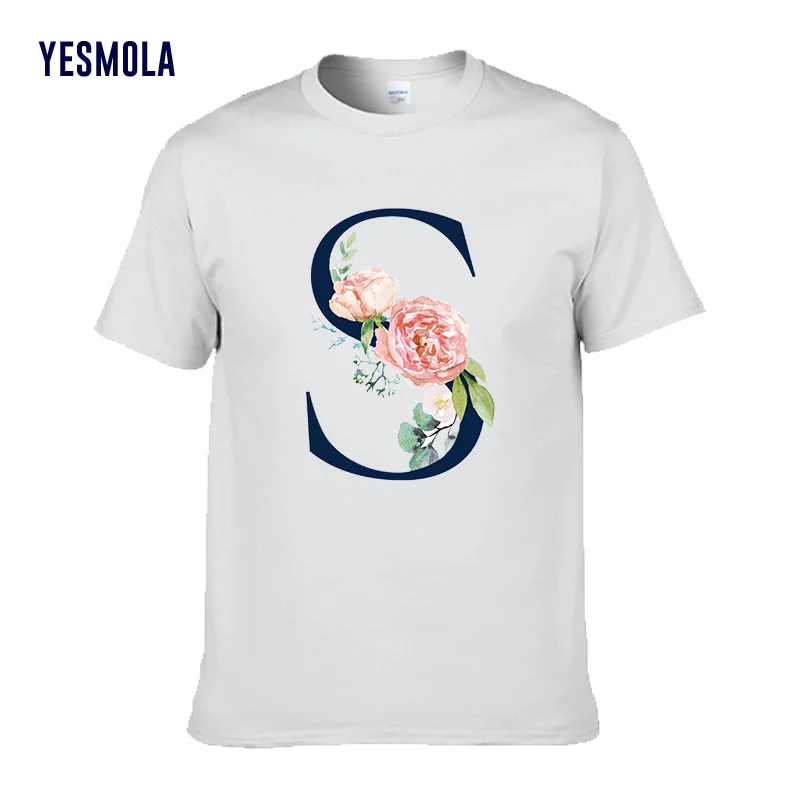 Printing T-shirt Flower Letter Font "S" Summer Custom Fashion Short-sleeved High Quality Custom Men and Women T shirt
Printing T-shirt Flower Letter Font "S" Summer Custom Fashion Short-sleeved High Quality Custom Men and Women T shirt