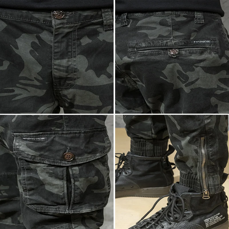 Newly Designer Fashion Men Jeans Military Camouflage Wide Leg Trousers Big Pocket Casual Cargo Pants Streetwear Hip Hop Joggers
Newly Designer Fashion Men Jeans Military Camouflage Wide Leg Trousers Big Pocket Casual Cargo Pants Streetwear Hip Hop Joggers