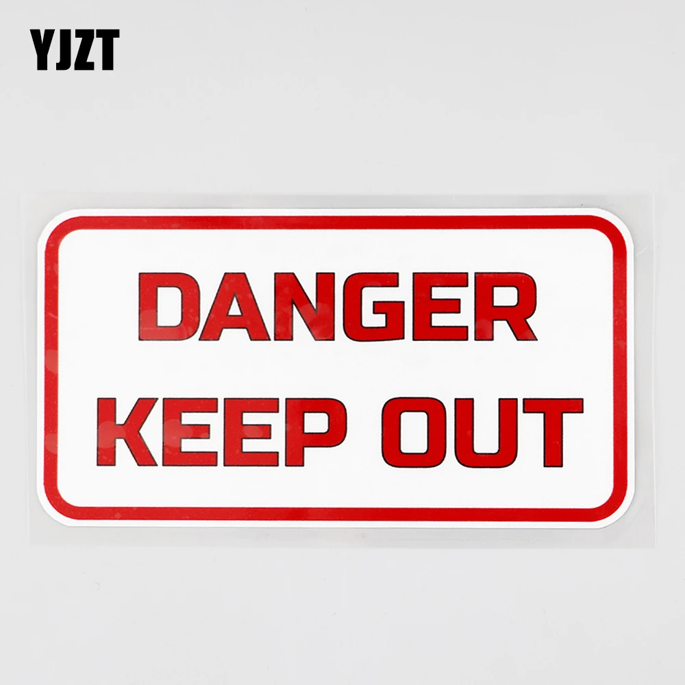 YJZT 15,3 см × 7,9 см предупреждающий Автомобильная наклейка из ПВХ наклейка 12C-0632
YJZT 15,3 см × 7,9 см предупреждающий Автомобильная наклейка из ПВХ наклейка 12C-0632