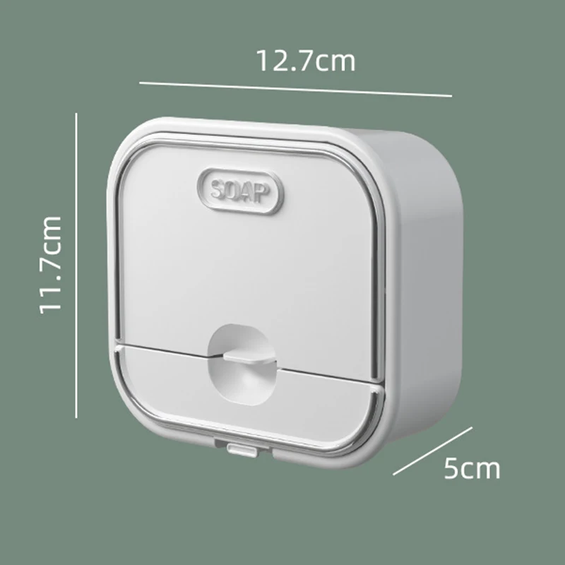 Soap Holder Box Flip to Open/Close Adhesive Splash Proof Soap Dish with Water Collector & Hanger for Bathroom & Kitchen sale
Soap Holder Box Flip to Open/Close Adhesive Splash Proof Soap Dish with Water Collector & Hanger for Bathroom & Kitchen sale