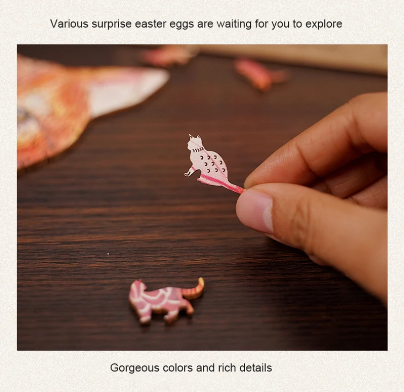 Wooden Puzzle Adults Kid DIY Puzzles Each Piece Animal Shaped Wooden Jigsaw Puzzle Super Difficult Technical Puzzle Decor Home
Wooden Puzzle Adults Kid DIY Puzzles Each Piece Animal Shaped Wooden Jigsaw Puzzle Super Difficult Technical Puzzle Decor Home