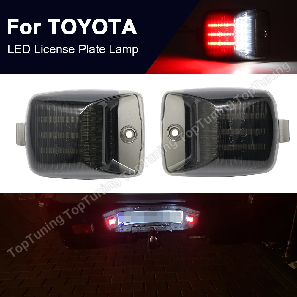2PCS Canbus For Toyota Tacoma 2005-2015 Tundra 2000-2013 LED License Number Plate Lights White Red Lamp No Error
2PCS Canbus For Toyota Tacoma 2005-2015 Tundra 2000-2013 LED License Number Plate Lights White Red Lamp No Error