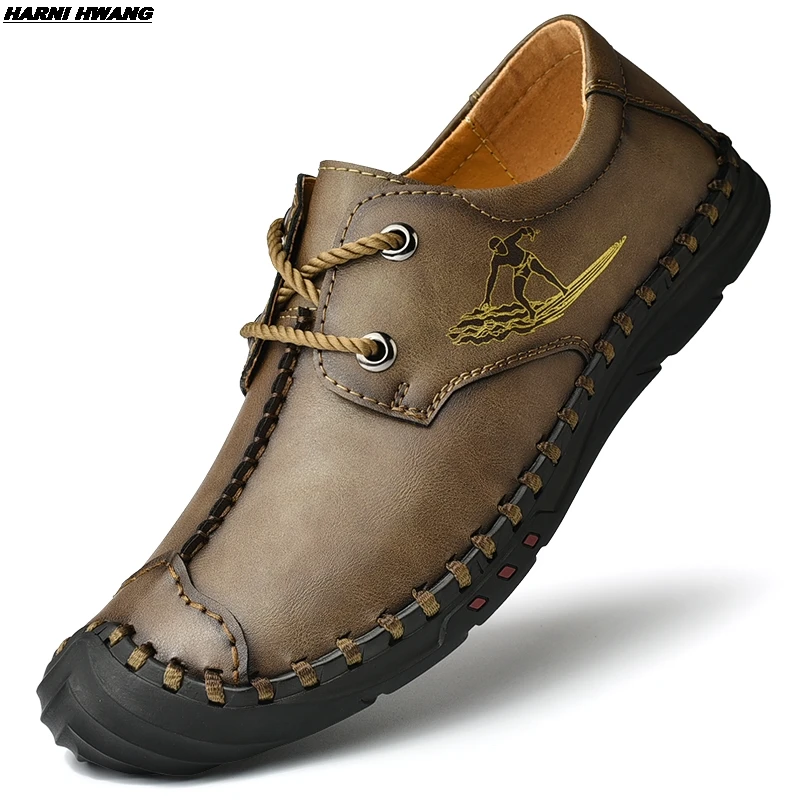 2021 new men's soft leather casual shoes fashion driving shoes classic lace-up flat shoes comfortable loafers moccasin 38-48
2021 new men's soft leather casual shoes fashion driving shoes classic lace-up flat shoes comfortable loafers moccasin 38-48