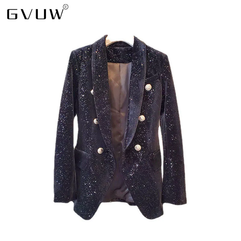 GVUW small fragrance star velvet coat women's autumn winter thickened slim suit winter cardigan
GVUW small fragrance star velvet coat women's autumn winter thickened slim suit winter cardigan