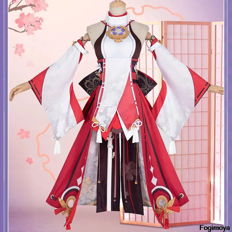 Game Genshin Impact Yae Guuji Cosplay Costume Dress Party Outfit Uniform Women Halloween Carnival Costumes Wide sleeve skirt
Game Genshin Impact Yae Guuji Cosplay Costume Dress Party Outfit Uniform Women Halloween Carnival Costumes Wide sleeve skirt