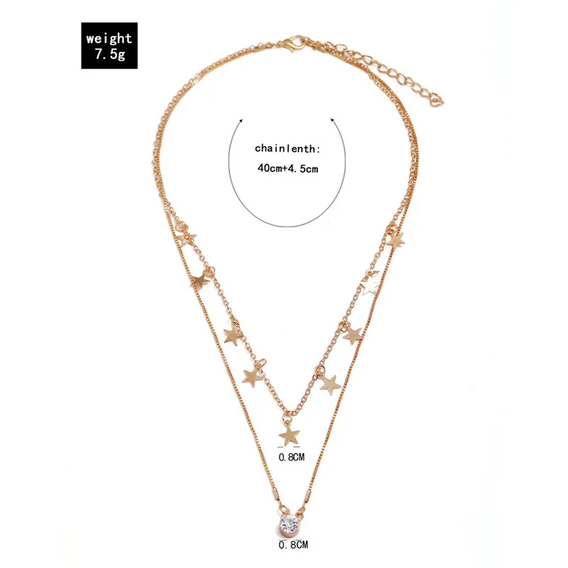 HI MAN Bohemia High Quality Star Sun Zircon Adjustable Collar Necklace Women Fashion Charm Anniversary Jewelry
HI MAN Bohemia High Quality Star Sun Zircon Adjustable Collar Necklace Women Fashion Charm Anniversary Jewelry