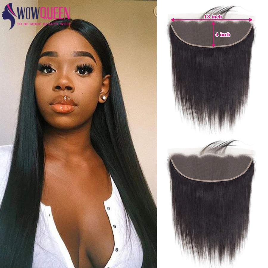 WOWQUEEN Hair Brazilian Straight Frontal 13x4 Lace Frontal Swiss Lace Human Hair Lcae Frontal Natura Color Straight Hair Front
WOWQUEEN Hair Brazilian Straight Frontal 13x4 Lace Frontal Swiss Lace Human Hair Lcae Frontal Natura Color Straight Hair Front