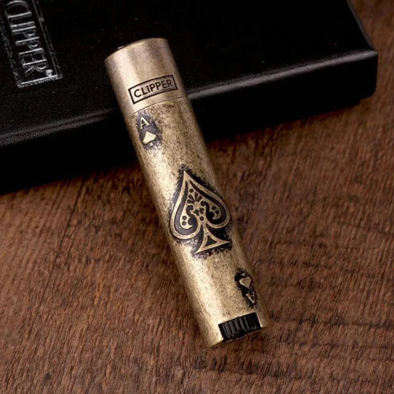 Ace Of Spades Torch Pipe Lighter CLIPPER Flint Metal Grinding Wheel Oil Lighter Free Fire Gas Lighter Cigarette Gadgets For Men
Ace Of Spades Torch Pipe Lighter CLIPPER Flint Metal Grinding Wheel Oil Lighter Free Fire Gas Lighter Cigarette Gadgets For Men