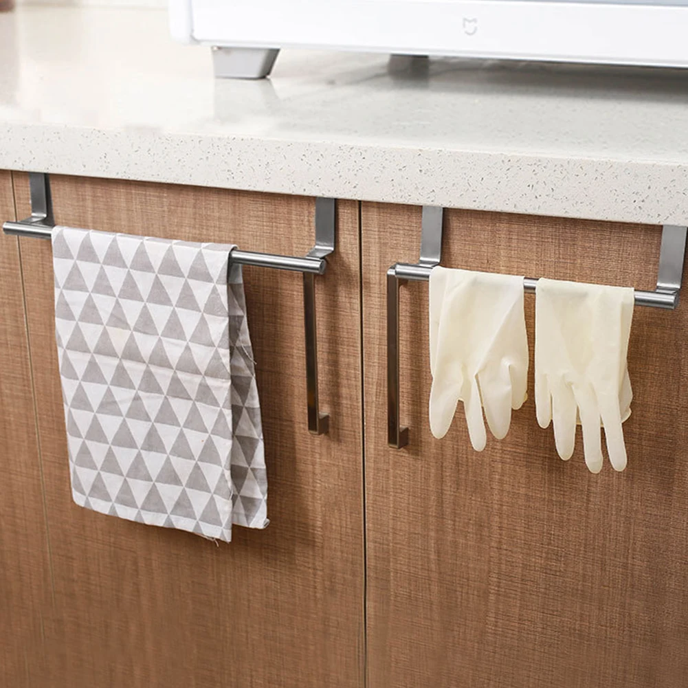 Stainless Steel Bathroom Towel Holder Rack Stand Bar Cabinet Door Hanging Holder Organizer Stand Household Kitchen Accessories
Stainless Steel Bathroom Towel Holder Rack Stand Bar Cabinet Door Hanging Holder Organizer Stand Household Kitchen Accessories