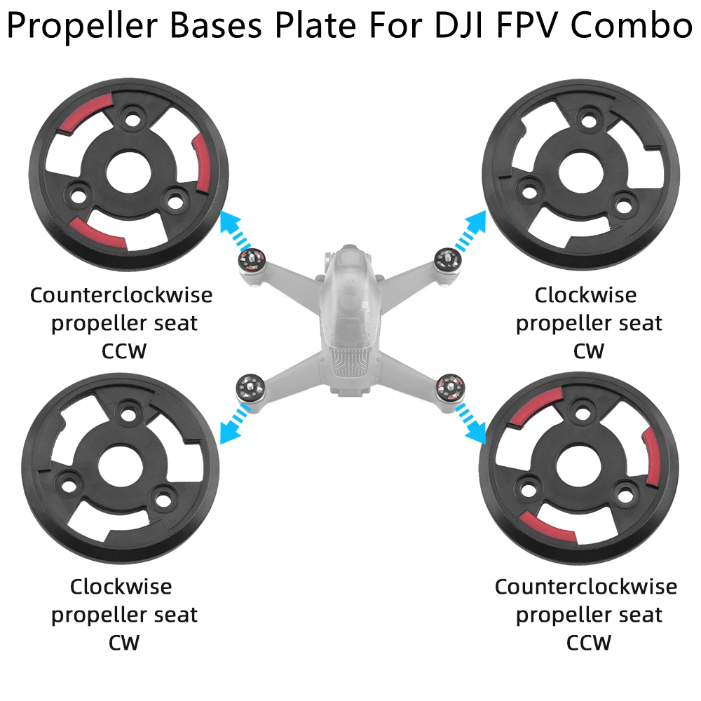 For DJI FPV Combo Propeller Bases Plate Quick Release Propeller Prop Mounting Base Replacement Spare Part Drone Accessories
For DJI FPV Combo Propeller Bases Plate Quick Release Propeller Prop Mounting Base Replacement Spare Part Drone Accessories