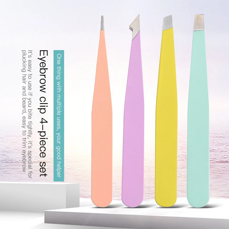 Stainless Steel Eyebrow Tweezer Hair Removal Eyelash Tweezers Colorful Hair Beauty Fine Hairs Puller Slanted Clips For Eyebrows
Stainless Steel Eyebrow Tweezer Hair Removal Eyelash Tweezers Colorful Hair Beauty Fine Hairs Puller Slanted Clips For Eyebrows