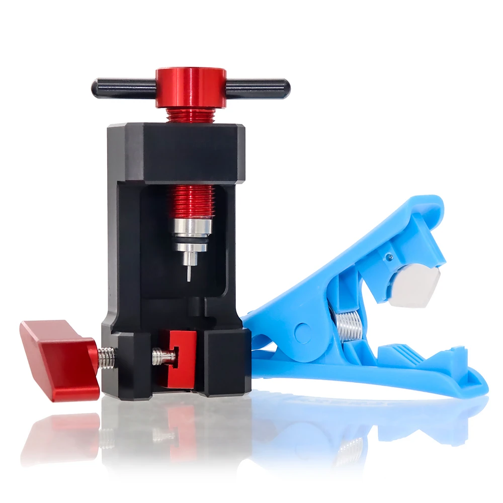 MTB Bike Tubing Cutter Bicycle Hydraulic Disc Brake Hose Tube Cutter Insert & Olive & Connector Insert Tool 7075 CNC tools
MTB Bike Tubing Cutter Bicycle Hydraulic Disc Brake Hose Tube Cutter Insert & Olive & Connector Insert Tool 7075 CNC tools