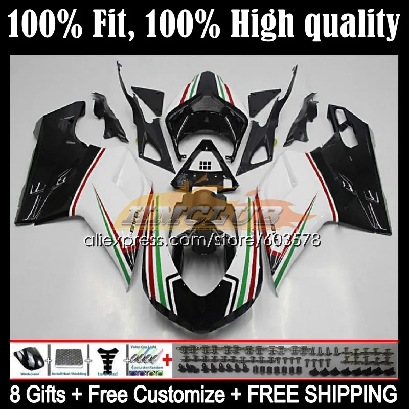Injection For DUCATI 848 1098 1198 S R 07 08 09 12 60CL.31 1198S 848R 1098R 2007 2008 2009 2010 2011 2012 Fairings white black
Injection For DUCATI 848 1098 1198 S R 07 08 09 12 60CL.31 1198S 848R 1098R 2007 2008 2009 2010 2011 2012 Fairings white black