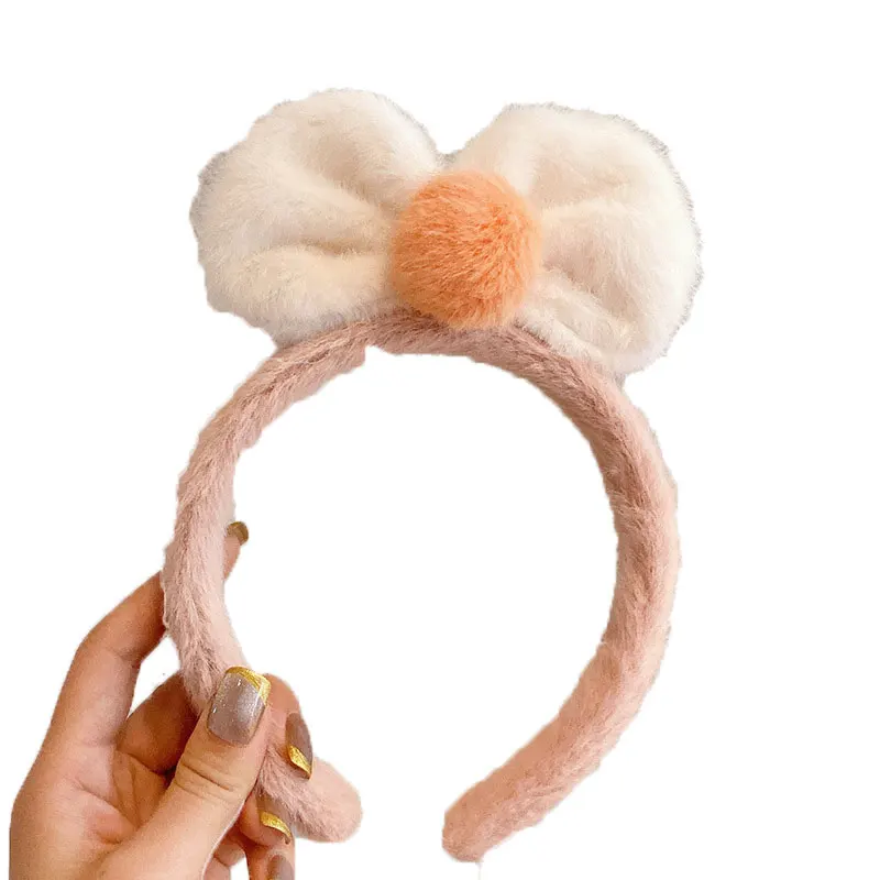 Korean Plush Headband Sweet Cute Hairball Bow Hair Hoop Washing Face Hair Holder Women Girls Hair Accessories Headdress
Korean Plush Headband Sweet Cute Hairball Bow Hair Hoop Washing Face Hair Holder Women Girls Hair Accessories Headdress