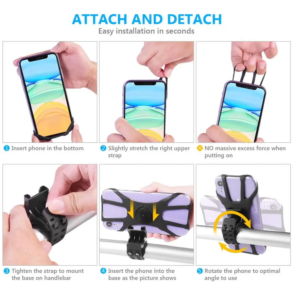 Electric 360 Degrees Rotation Removable Bike Stand Universal Bicycle phone Holder Motorbike Navigation Bracket Versatile mount
Electric 360 Degrees Rotation Removable Bike Stand Universal Bicycle phone Holder Motorbike Navigation Bracket Versatile mount
