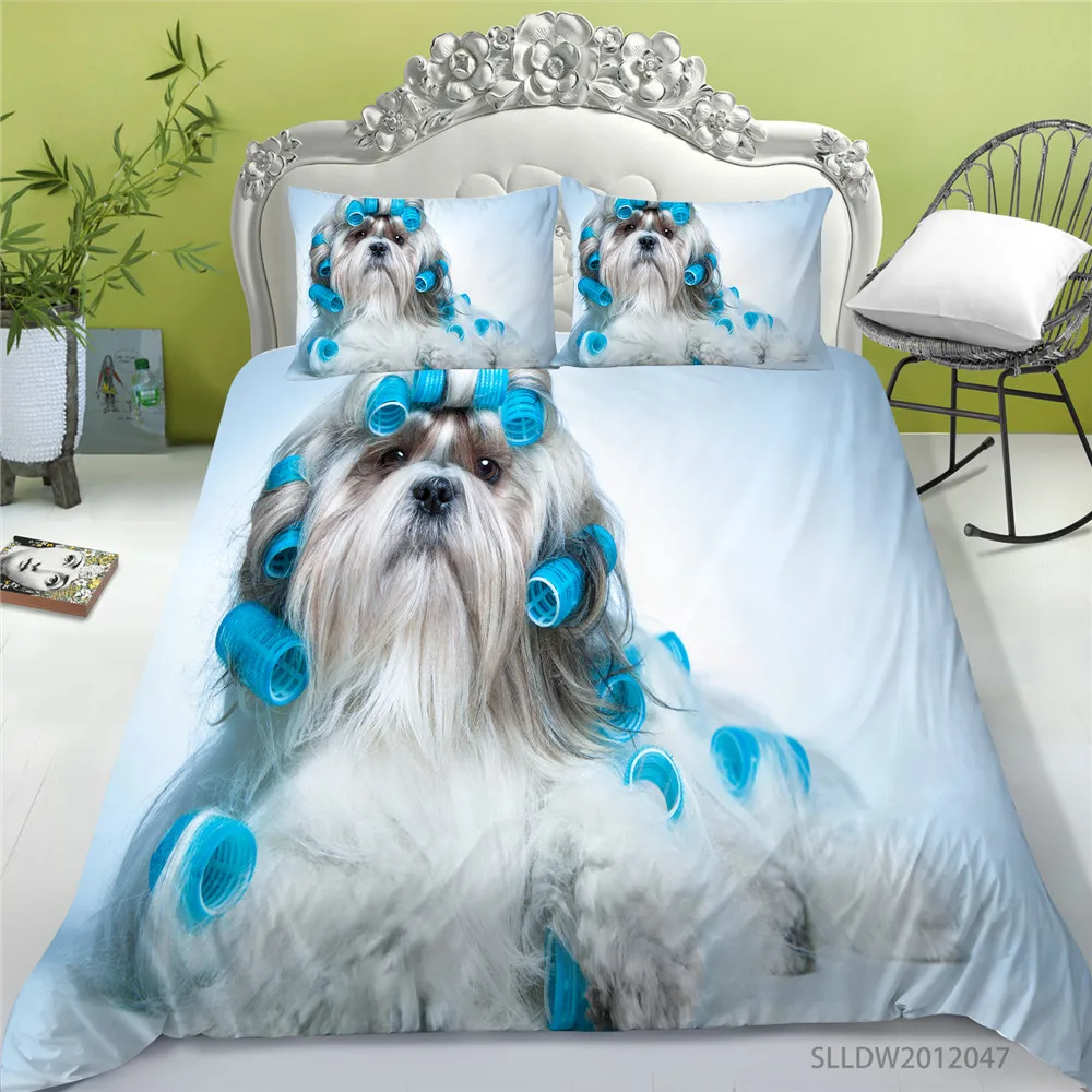 Home Textile 3D Dog Print Bedding Set King Size Duvet Cover Set Animals Design Lovely Fashionable Kids Teen Adult Dropship
Home Textile 3D Dog Print Bedding Set King Size Duvet Cover Set Animals Design Lovely Fashionable Kids Teen Adult Dropship